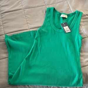 Universal Thread Teal Ribbed Tank Dress